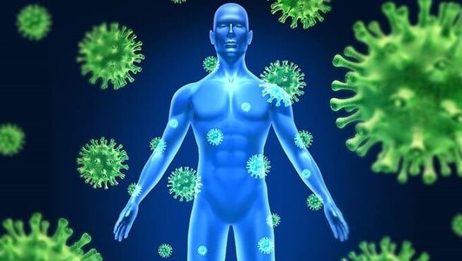 μειωμένη ανοσία λόγω παρασίτων